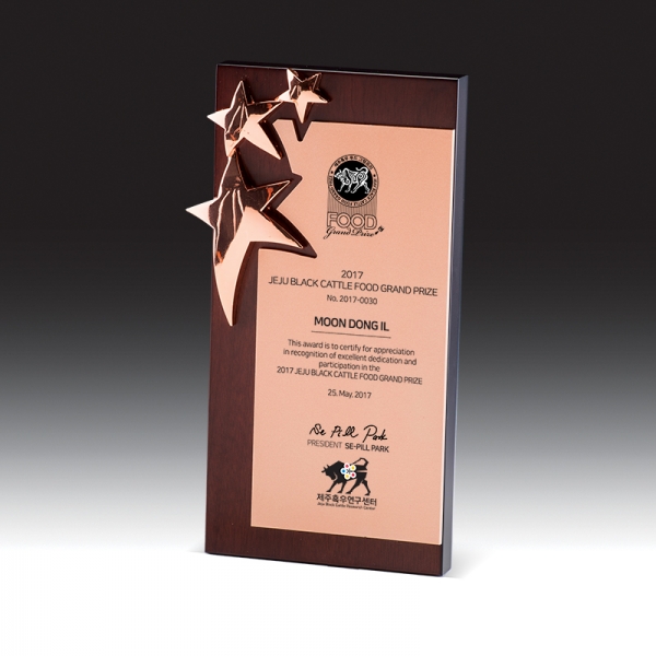 우드금속 상패 HB-7368